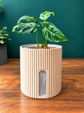 Semi Hydro Plant Pot – Ribbed