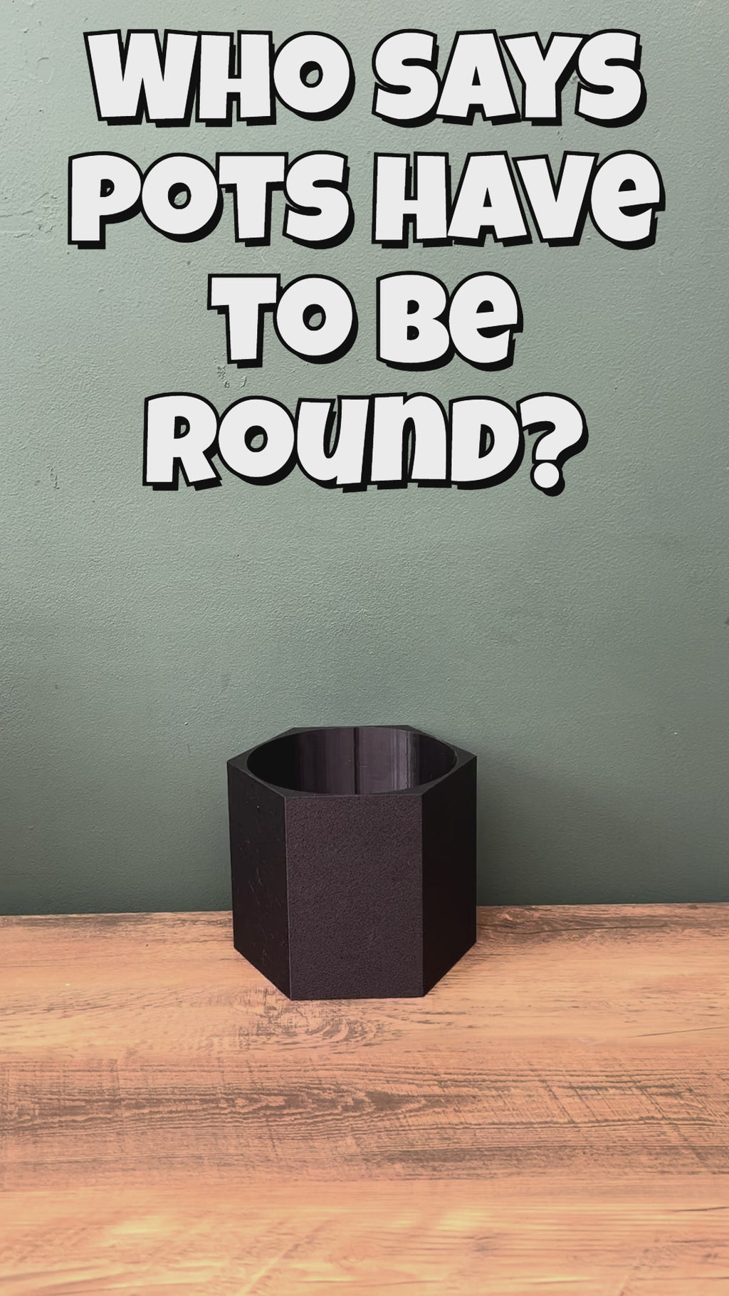 Hexagonal Plant Pot