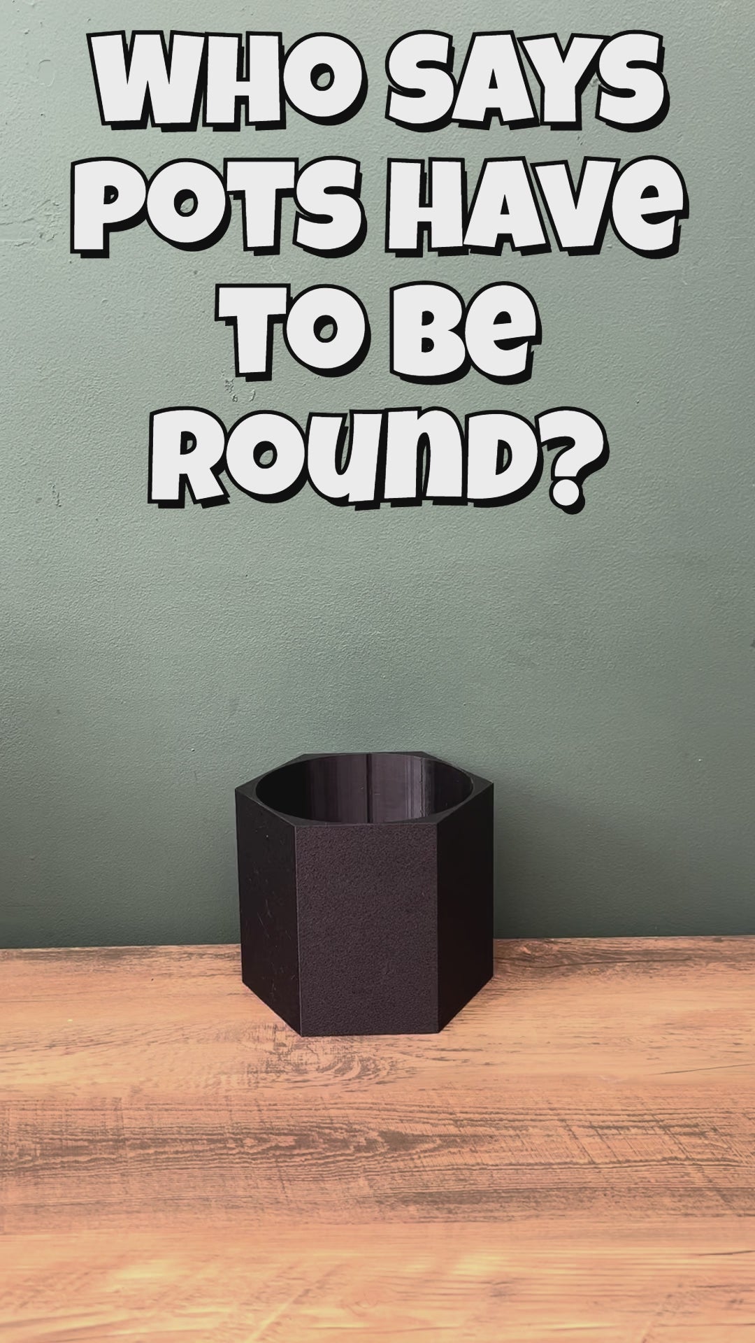 Hexagonal Plant Pot